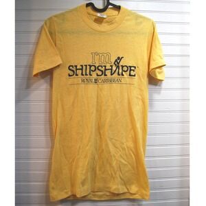 Vintage Royal Caribbean t-shirt Size small "I'm Shipshape" Single-stitch tee